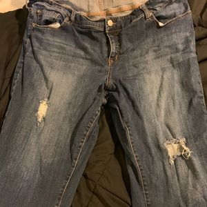 Torrid distressed ex boyfriend jeans size 24